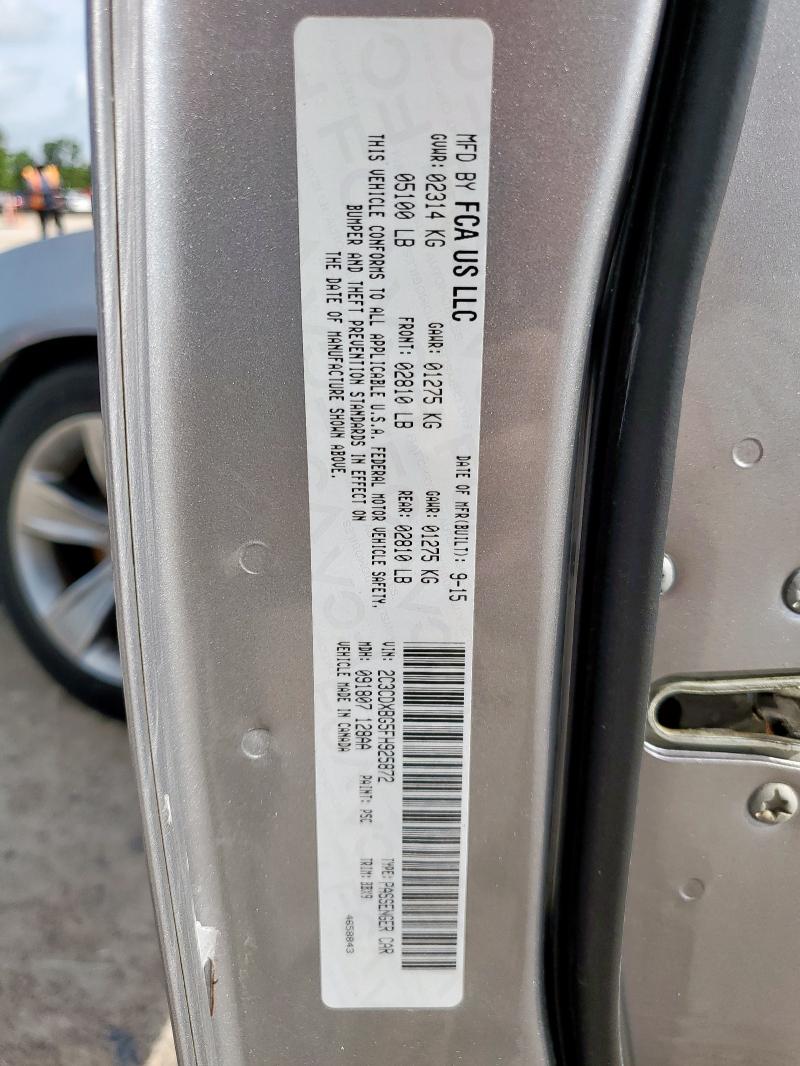 2015 DODGE CHARGER SE - 2C3CDXBG5FH925872