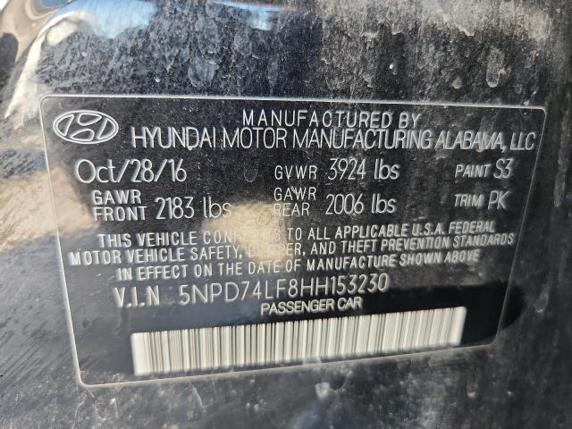 2017 HYUNDAI ELANTRA SE - 5NPD74LF8HH153230