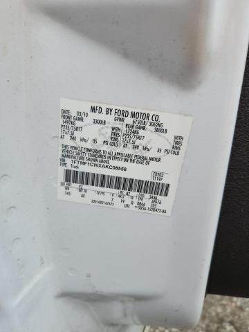 2010 FORD F150 - 1FTMF1CWXAKC08558