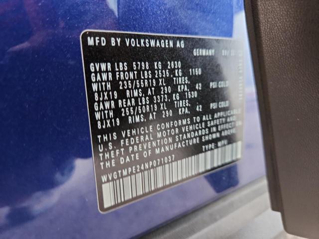 2022 VOLKSWAGEN ID.4 PRO S WVGTMPE24NP071037