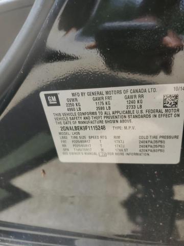 2015 CHEVROLET EQUINOX LT - 2GNALBEK9F1115248