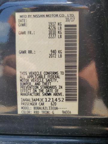 2018 NISSAN ALTIMA - 1N4AL3AP4JC121452