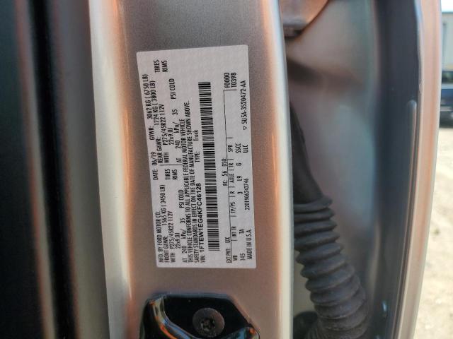 2019 FORD F150 SUPER - 1FTEW1EG4KFC46128