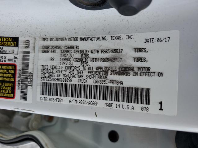 2017 TOYOTA TACOMA DOU - 5TFCZ5AN2HX101098