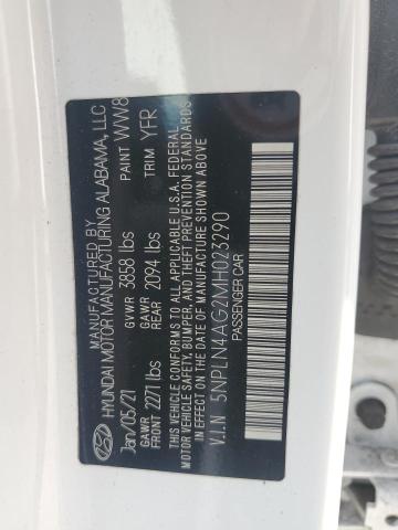 2021 HYUNDAI ELANTRA SE 5NPLN4AG2MH023290