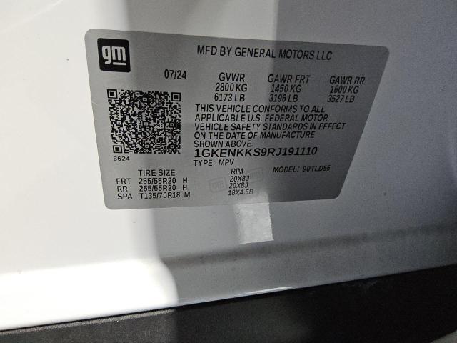 2024 GMC ACADIA UPL 1GKENKKS9RJ191110