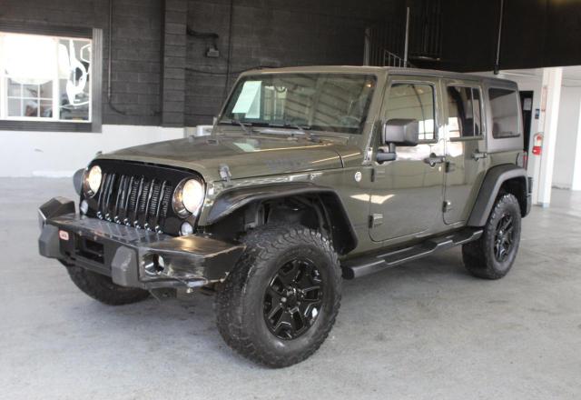 JEEP WRANGLER U 2015 gray  flexible fuel 1C4BJWDG9FL670329 photo #3