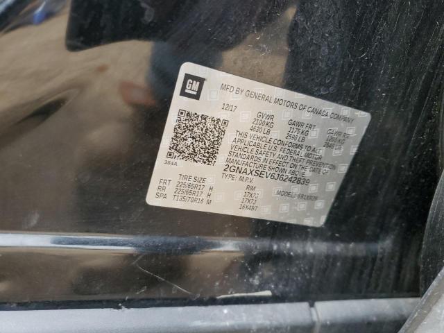 2018 CHEVROLET EQUINOX LT - 2GNAXSEV6J6242839