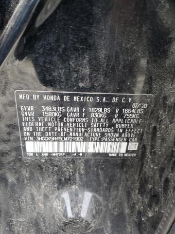 2020 HONDA FIT 3HGGK5H45LM721902