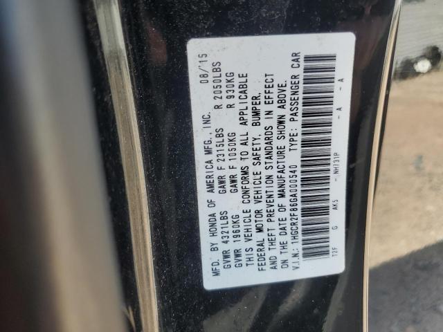 2016 HONDA ACCORD - 1HGCR2F86GA000540