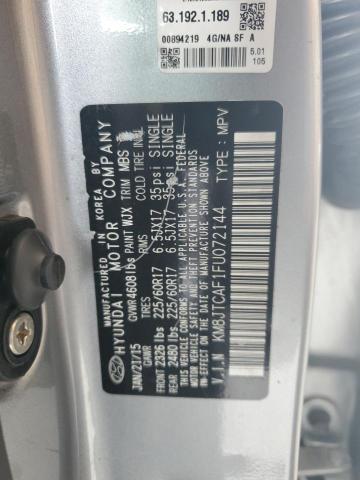 2015 HYUNDAI TUCSON GLS KM8JTCAF1FU072144