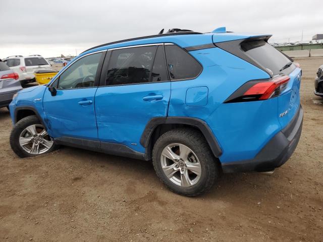 TOYOTA RAV4 LE 2021 blue  hybrid engine 4T3LWRFV4MU024130 photo #3