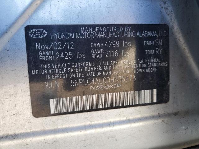 2013 HYUNDAI SONATA SE - 5NPEC4AC0DH636973