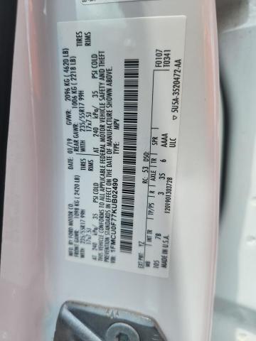 2019 FORD ESCAPE - 1FMCU0F77KUB02490