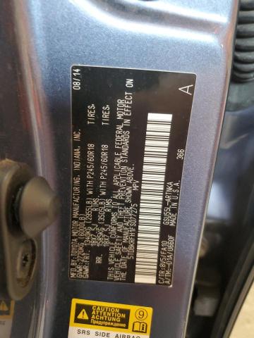 2015 TOYOTA HIGHLANDER - 5TDBKRFH1FS077275