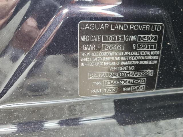 2016 JAGUAR XJL PORTFO SAJWJ2GDXG8V93228