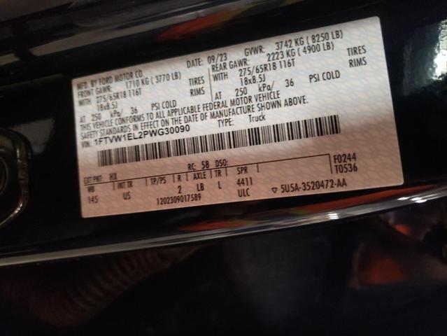 2023 FORD F150 LIGHT 1FTVW1EL2PWG30090