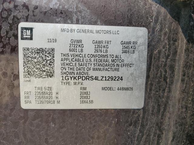 2020 CADILLAC XT6 PREMIU 1GYKPDRS4LZ129224