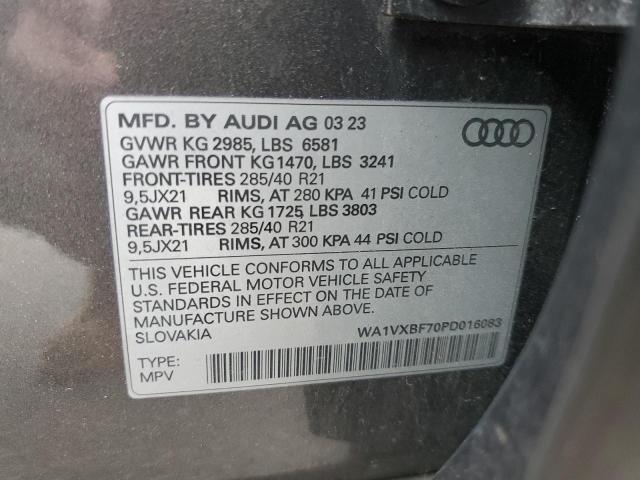2023 AUDI Q7 PRESTIG WA1VXBF70PD016083