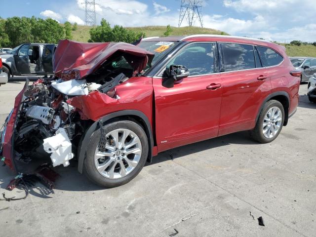 Vin: 5tdxbrch9ns555080, lot: 61753235, toyota highlander hybrid limited 2022 img_1