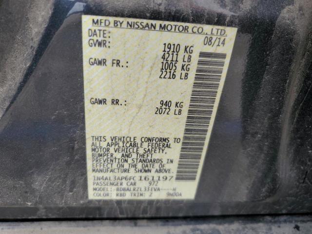 2015 NISSAN ALTIMA 2.5 1N4AL3AP6FC161197