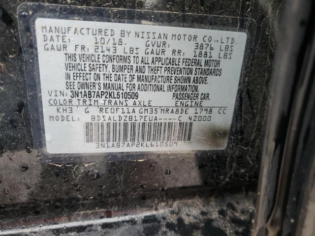 2019 NISSAN SENTRA S - 3N1AB7AP2KL610509