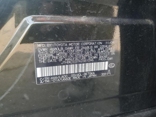 2010 LEXUS ES 350 - JTHBK1EG7A2361096