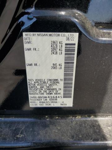 2022 NISSAN ALTIMA S 1N4BL4BV1NN416445
