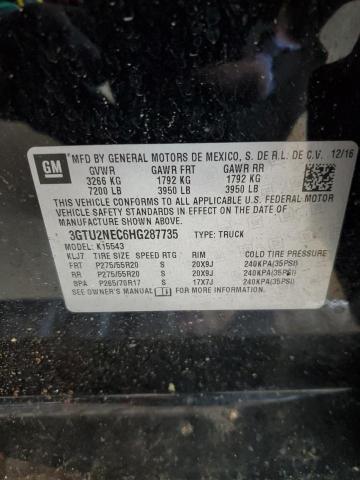 2017 GMC SIERRA K15 - 3GTU2NEC6HG287735