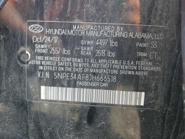 2018 HYUNDAI SONATA SPO - 5NPE34AF8JH666518