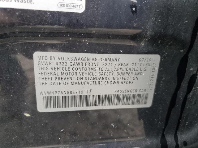 2011 VOLKSWAGEN CC SPORT #3207249385