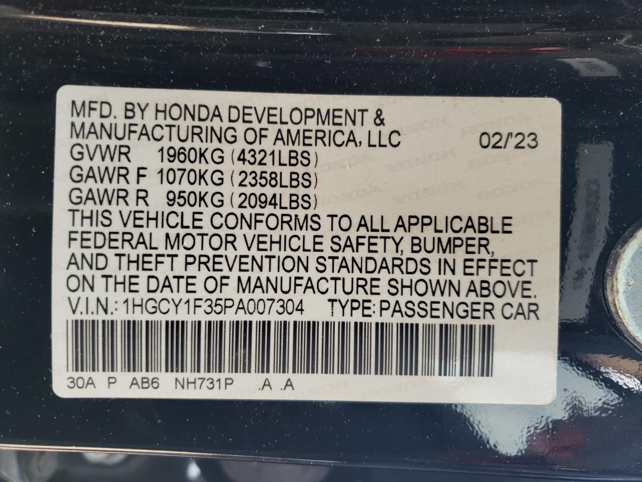 HONDA ACCORD EX