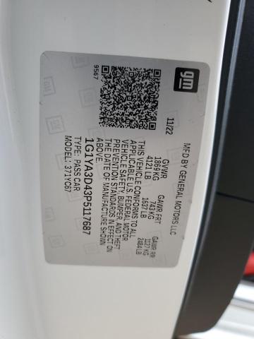 2023 CHEVROLET CORVETTE S 1G1YA3D43P5117687