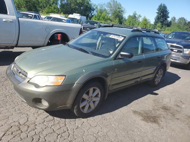 SUBARU OUTBACK 2006 green  gas 4S4BP61C967331221 photo #1