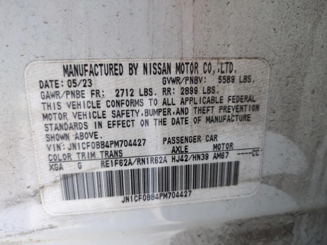 2023 NISSAN ARIYA ENGA JN1CF0BB4PM704427