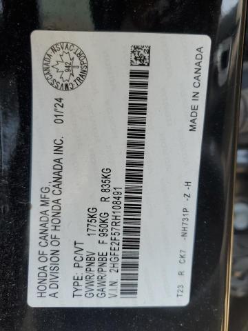 2024 HONDA CIVIC SPOR 2HGFE2F57RH108491