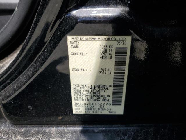 2020 NISSAN ALTIMA SL 1N4BL4EV3LC152276