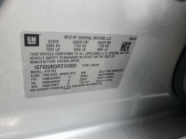 2015 GMC SIERRA K15 - 1GTV2UEC6FZ153920