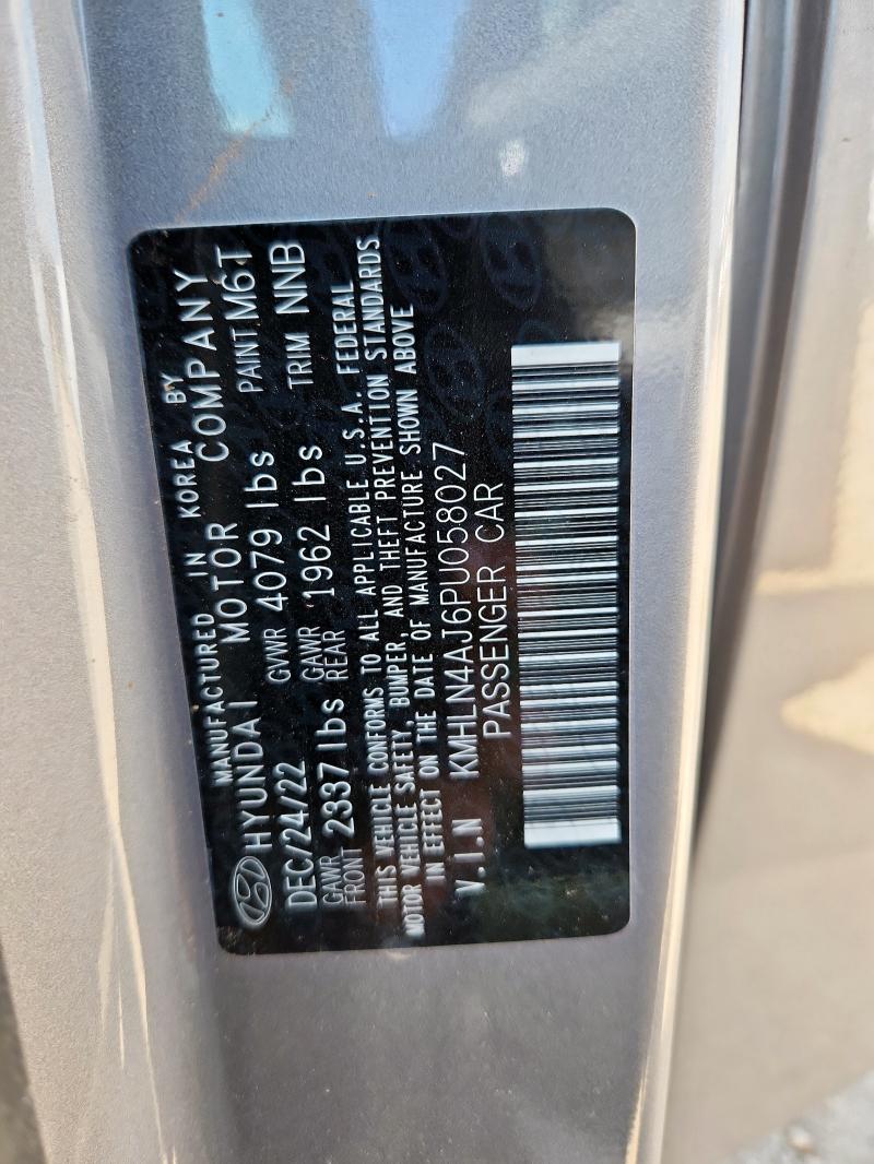 2023 HYUNDAI ELANTRA LI KMHLN4AJ6PU058027