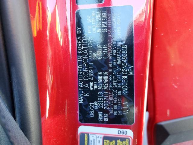 2022 KIA NIRO EX PR KNDCE3LC3N5493818