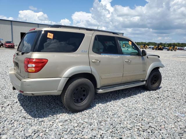 TOYOTA SEQUOIA SR 2002 gold 4dr spor gas 5TDZT34A72S091948 photo #4
