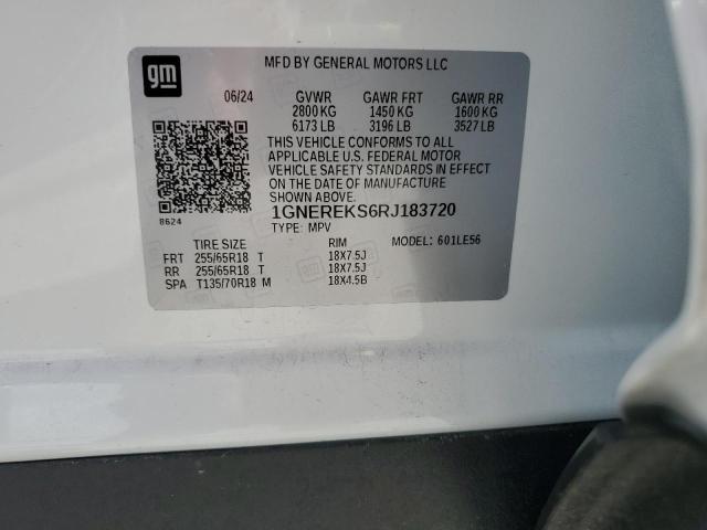 2024 CHEVROLET TRAVERSE L 1GNEREKS6RJ183720