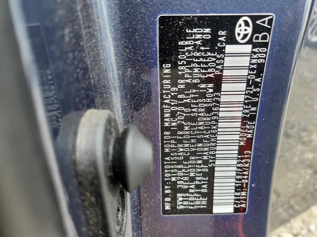 2019 TOYOTA COROLLA L - 5YFBURHE6KP936733
