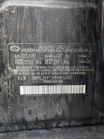 2017 HYUNDAI SONATA SPO - 5NPE34AF5HH465282