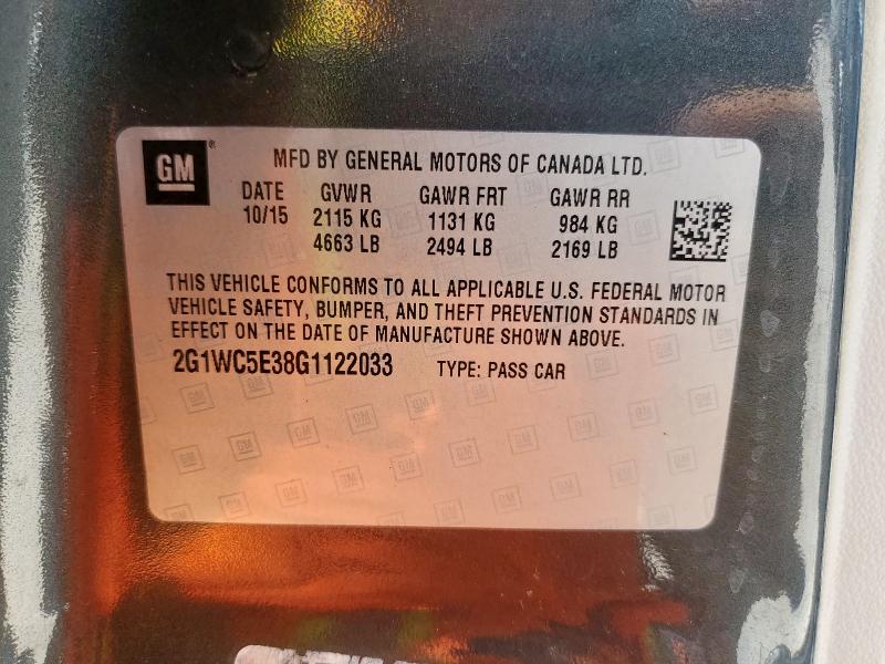 2016 CHEVROLET IMPALA LIM - 2G1WC5E38G1122033