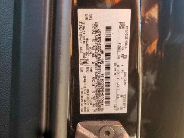 2013 FORD ESCAPE SEL - 1FMCU0H96DUD00138