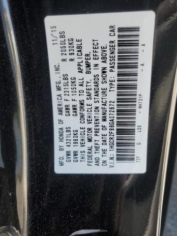 2016 HONDA ACCORD EXL - 1HGCR2F98GA072672