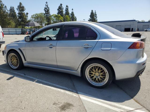 MITSUBISHI LANCER EVO 2008 silver  gas JA3AW86V28U043746 photo #3