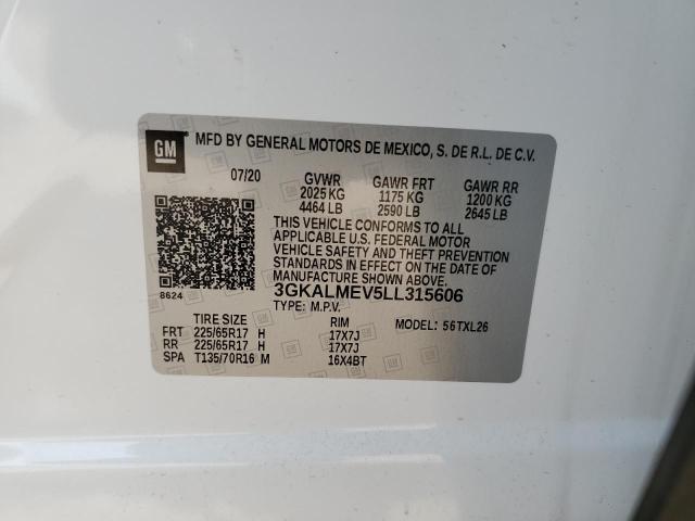 2020 GMC TERRAIN SL - 3GKALMEV5LL315606