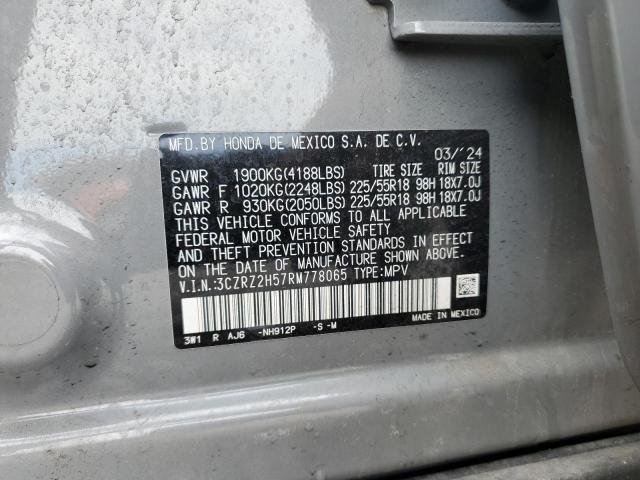2024 HONDA HR-V SPORT - 3CZRZ2H57RM778065